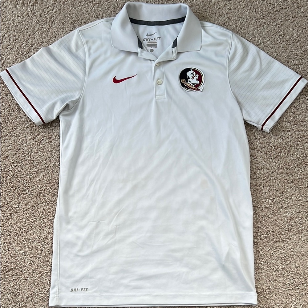 Nike dri fit FSU polo